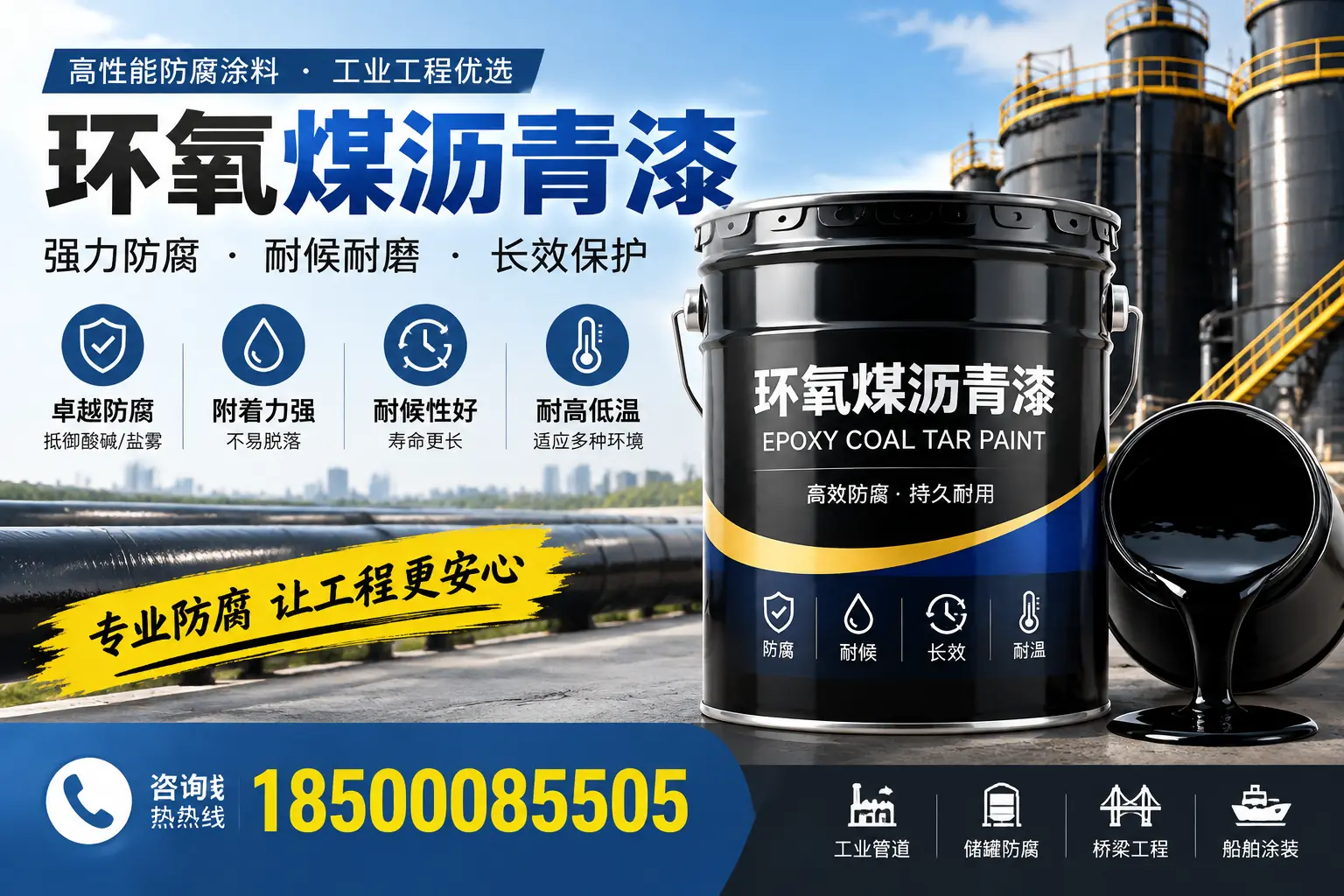 环氧煤沥青漆的施工方法与注意事项，确保在泉州顺利完成